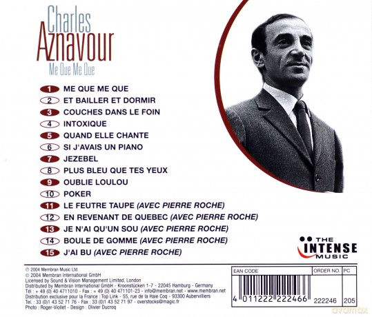 Charles Aznavour: Me Que Me Que [CD]