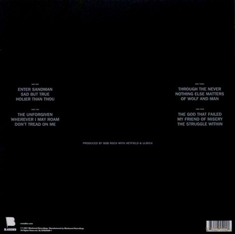 Metallica: Metallica (Remastered) [Winyl]