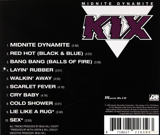 Kix: Midnite Dynamite [CD]