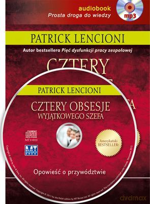 Cztery Obsesje Wyjątkowego Szefa (twarda) - Patrick Lencioni [AUDIOBOOK] [CD-MP3]