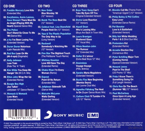 Now Thats What I Call 12 Inch 80s: Remixed [4xCD]