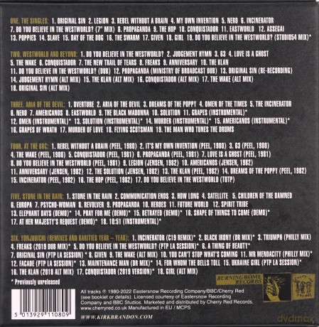 Theatre Of Hate: Omens: Studio Work 1980-2020 [6xCD]