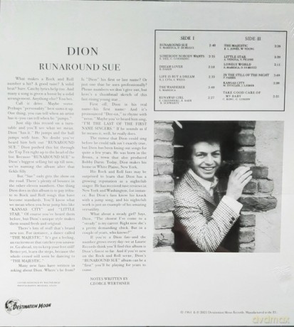 Dion: Runaround Sue (Clear) [Winyl]