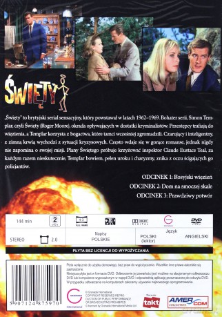 Święty 01: Rosyjski więzień / Dom na smoczej skale / Prawdziwy potwór [DVD]