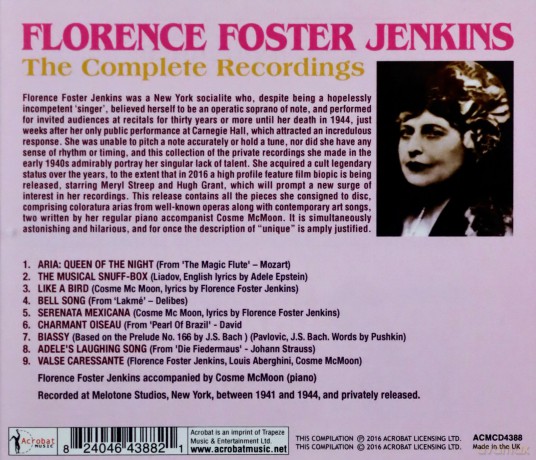 Florence Jenkins Foster: The Complete Recordings [CD]