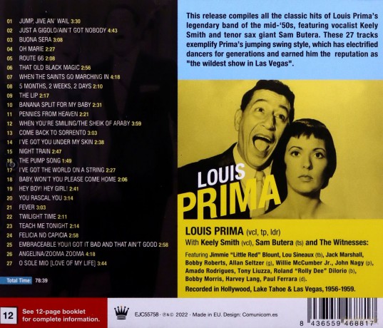 Louis Prima: The King Of Jumpin Swing Greatest Hits [CD]