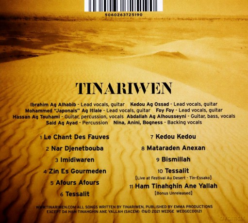 Tinariwen: The Radio Tisdas Sessions [CD]