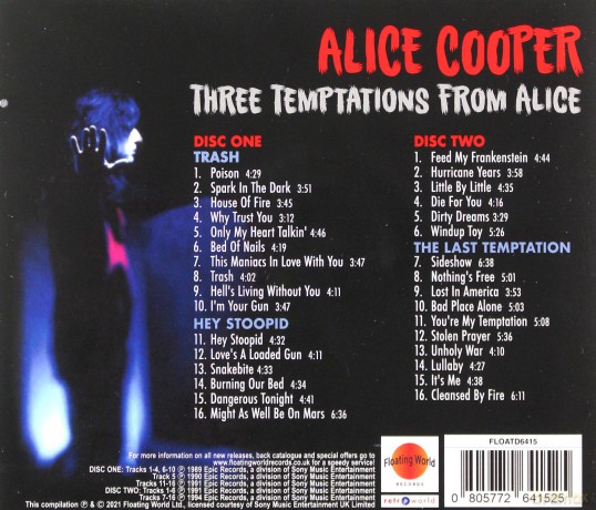 Alice Cooper: Three Temptations From Alice [2xCD]