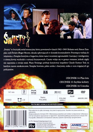 Święty 05: Plan lotu / Szybkie kobiety / Ucieczka  [DVD]