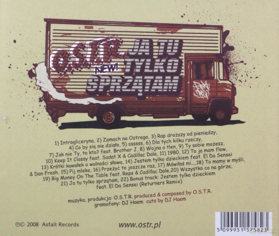 O.S.T.R.: Ja tu tylko sprzatam (Jewel Box) [CD]