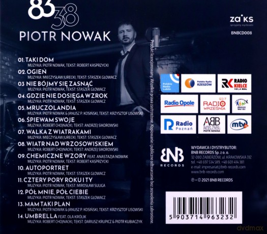Piotr Nowak: 83 38 [CD]