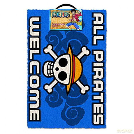 ONE PIECE (ALL PIRATES WELCOME) wycierczka pod drzwi 60 x 40 cm
