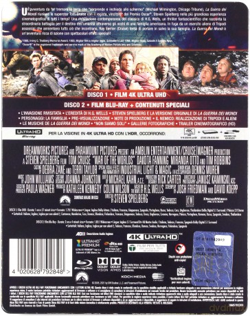 Wojna Światów (steelbook) [Blu-Ray 4K]+[Blu-Ray]