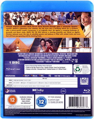 Death on the Nile (Śmierć na Nilu) [Blu-Ray]