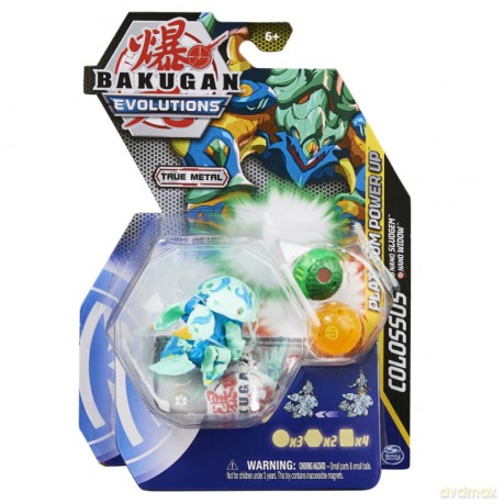 Bakugan Evolutions Ekstra Moc Kula + nanogans Pack 4 [FIGURKA]