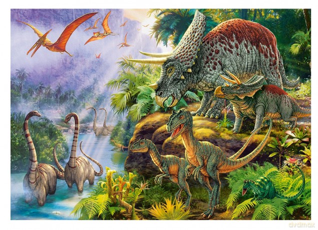 CASTORLAND 500 el. Dinozaury dolina [PUZZLE]