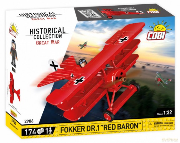 Fokker Dr.1 Red Baron [KLOCKI]