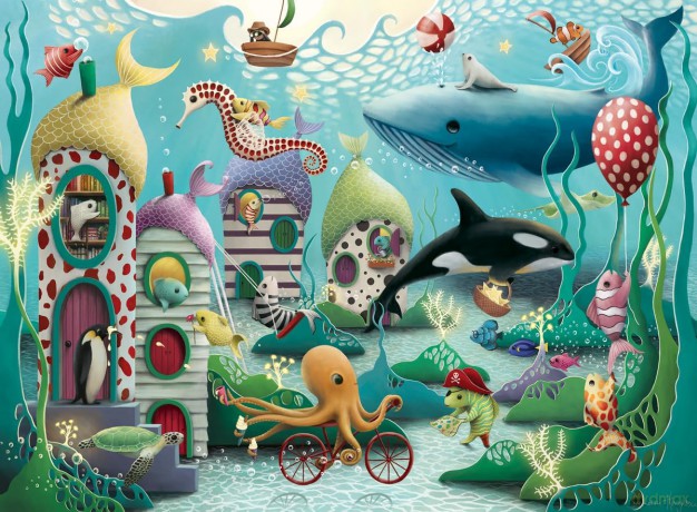 RAVENSBURGER 100 el. XXL Świat pod wodą [PUZZLE]