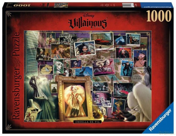 RAVENSBURGER 1000 el. Villainous, Cruella de Mon [PUZZLE]