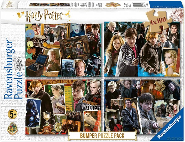 RAVENSBURGER 4x100 el. Harry Potter [PUZZLE]