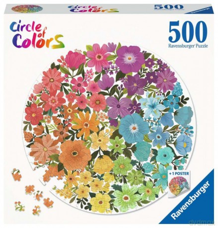 RAVENSBURGER 500 el. Kwiaty [PUZZLE]