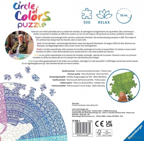 RAVENSBURGER 500 el. Mandala [PUZZLE]