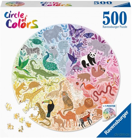 RAVENSBURGER 500 el. Zwierzęta [PUZZLE]