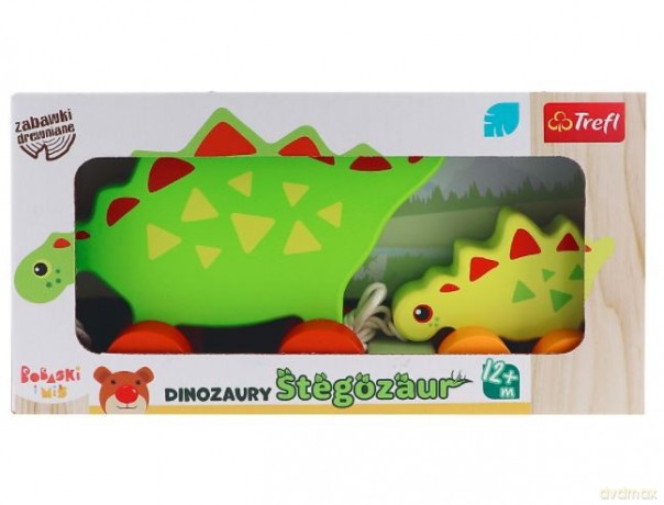 Zabawka drewniana Dinozaur Stegozaur