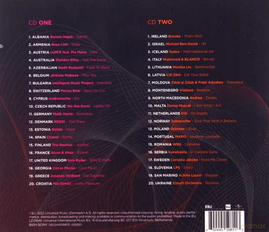 Eurovision Song Contest Turin 2022 [2CD]