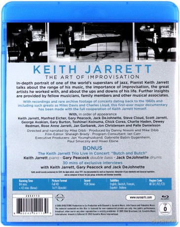 Keith Jarrett: Keith Jarrett The Art. Of Improvisation (Documentary) [Blu-Ray]