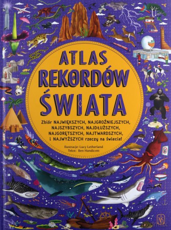 Atlas rekordów świata - Emily Hawkins [KSIĄŻKA]