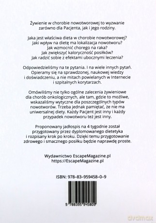 Choroba nowotworowa Dieta i jadłospisy - Marcin Majewski, Michał Marciniak [KSIĄŻKA]
