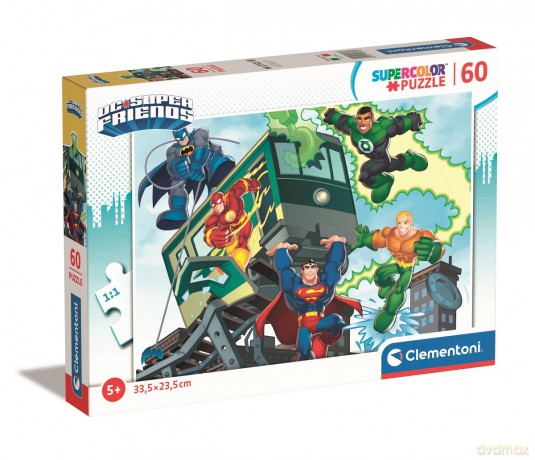 CLEMENTONI 60 el. super kolor DC Super Friends 26066 [PUZZLE]