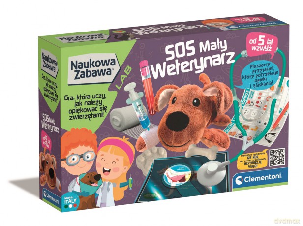 CLEMENTONI Gra SOS Mały Weterynarz 50712 [GRA]