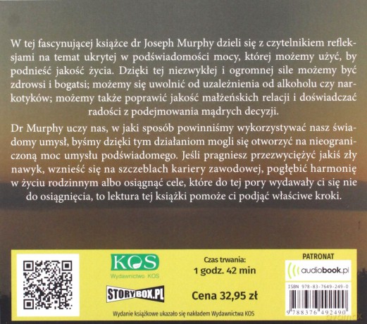 Cuda umysłu. Myśli kształtują życie - Joseph Murphy [AUDIOBOOK]