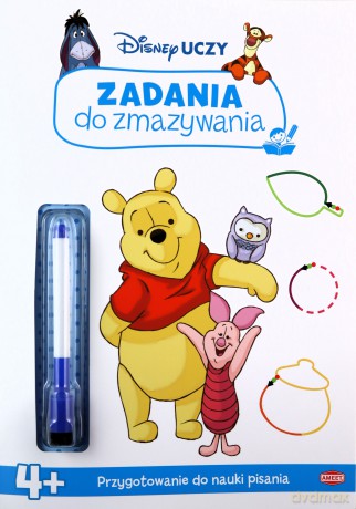 Disney uczy Kubuś i przyjaciele Zadania do zmazywania UPTC-9305 [KSIĄŻKA]