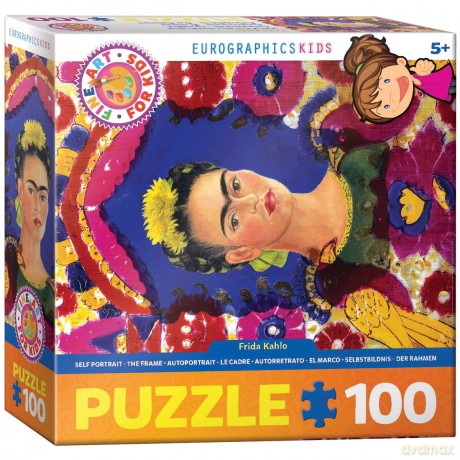 EUROGRAPHICS 100 el. Frida Self Portrait the Frame 6100-5425 [PUZZLE]