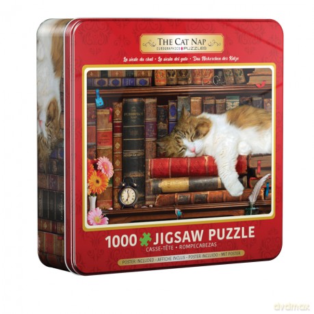 EUROGRAPHICS 1000 el. Cat Nap Tin 8051-5545 [PUZZLE]