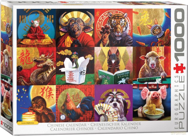 EUROGRAPHICS 1000 el. Chinese Calendar 6000-5694 [PUZZLE]