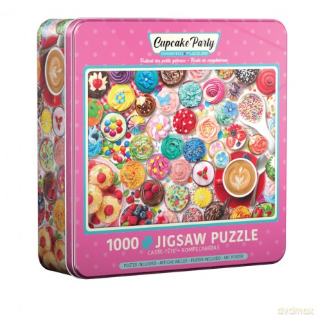 EUROGRAPHICS 1000 el. Cupcake Party Tin 8051-5604 [PUZZLE]