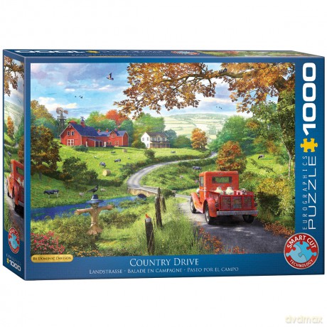 EUROGRAPHICS 1000 el. Davison The Country Drive 6000-0968 [PUZZLE]