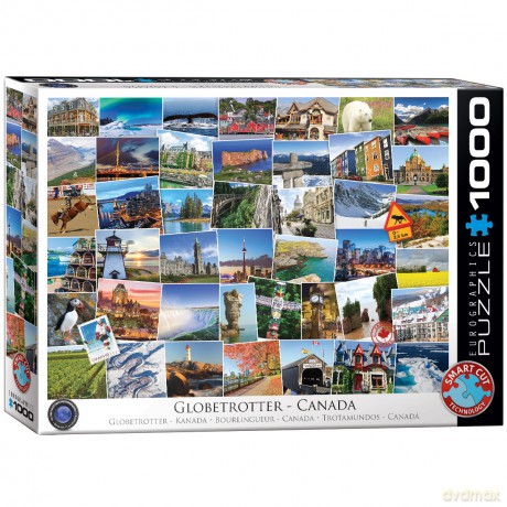 EUROGRAPHICS 1000 el. Globetrotter Canada 6000-0780 [PUZZLE]