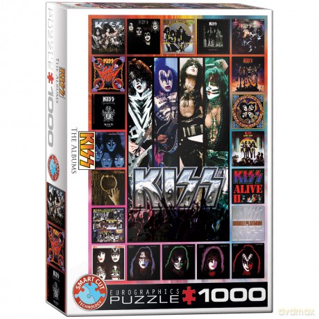 EUROGRAPHICS 1000 el. KISS The Albums 6000-5305 [PUZZLE]