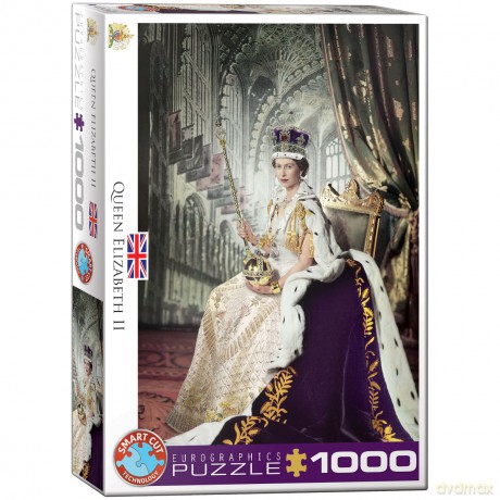 EUROGRAPHICS 1000 el. Queen Elizabeth II 6000-0919 [PUZZLE]