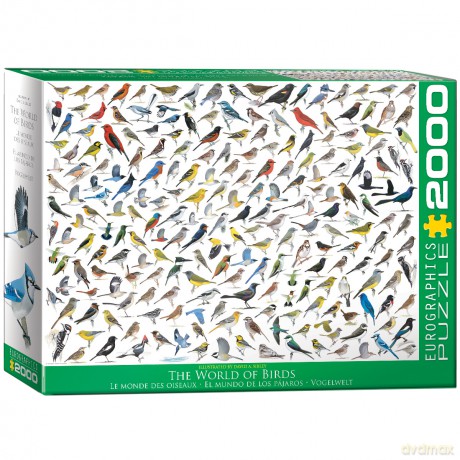EUROGRAPHICS 2000 el. The World of Birds 8220-0821 [PUZZLE]