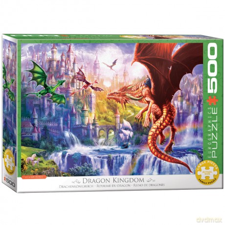 EUROGRAPHICS 500 el. Dragon Kingdom 6500-5362 [PUZZLE]