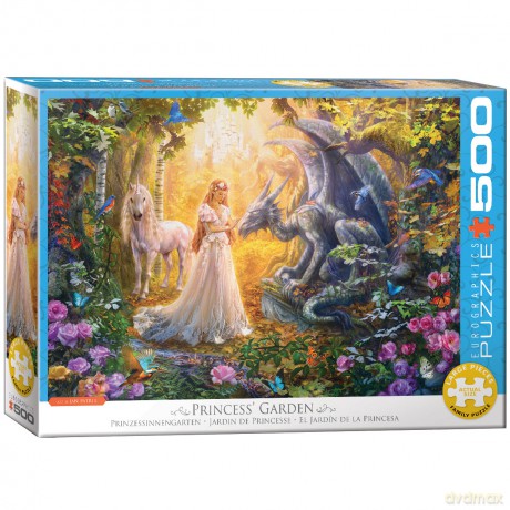 EUROGRAPHICS 500 el. Princess' Garden 6500-5458 [PUZZLE]