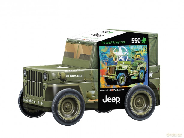 EUROGRAPHICS 550 el. Military Jeep Tin 8551-5598 [PUZZLE]