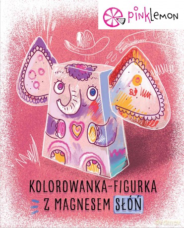 Figurka do kolorowania z magnesem Słoń
