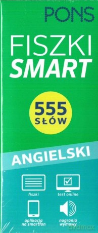 Fiszki SMART 555 Angielski W.2 PONS [KSIĄŻKA]